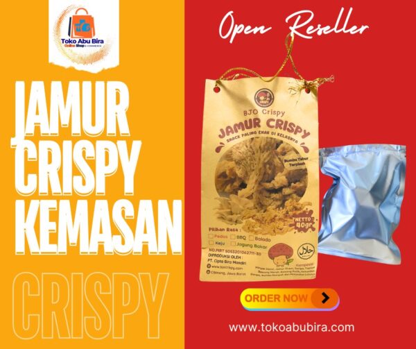 Jamur Crispy Bumbu Terpisah