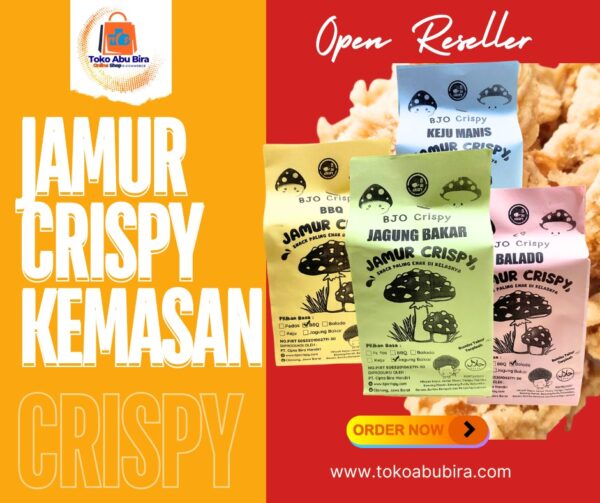 Jamur Crispy Varian Rasa